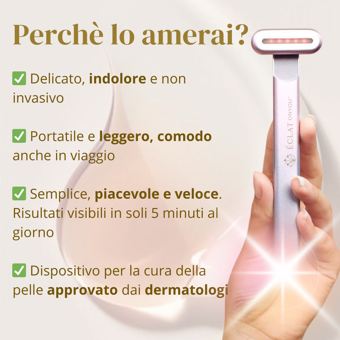 Dispositivo per terapia facciale a LED anti-età: cos'è, come funziona e perché sceglierlo