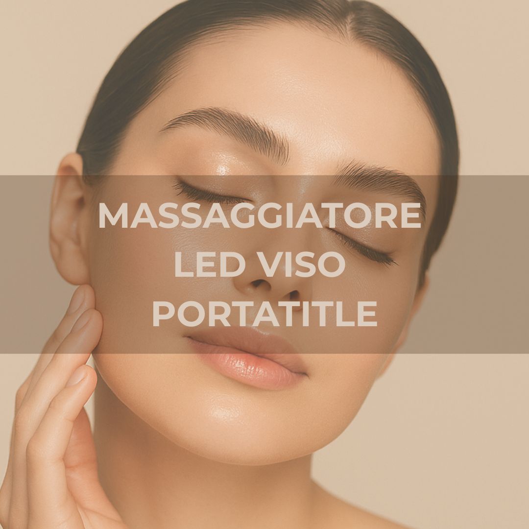 Massaggiatore LED viso portatile